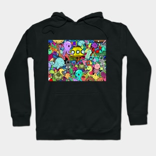 Kawaii-Style Submarine View Hoodie